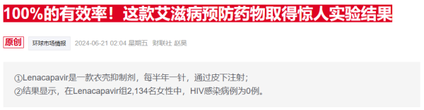 银丰配资 被誉为重大突破的美国抗艾药物，保险覆盖之路仍曲折